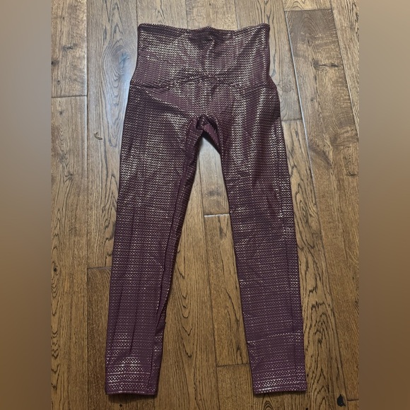 Spanx Metallic Mist Leggings Size M - Picture 2 of 3